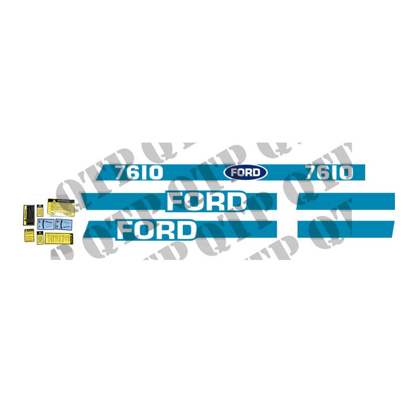 Kit d'autocollants Ford 7610