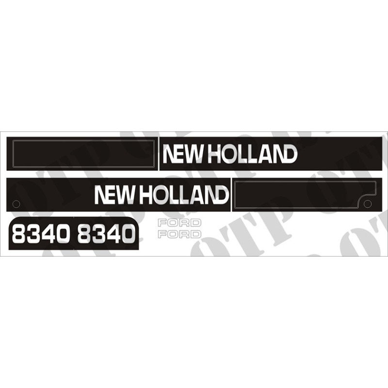 Kit d'autocollants Ford NH 8340