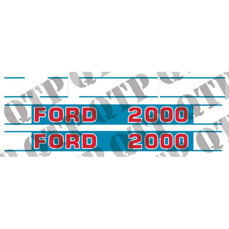 Kit d'autocollants Force Ford 2000